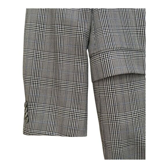 HART SCHAFFNER MARX Mens Gray Plaid Sport Coat Suit Jacket Blazer 43 R - Picture 8 of 16